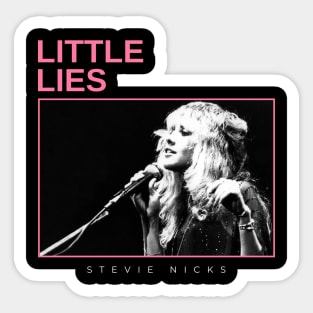 Little lies - vintage minimalism Sticker